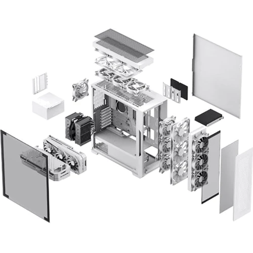 Корпус ALmordor L1300 Pioneer White (ALL1300): Назначение игровой