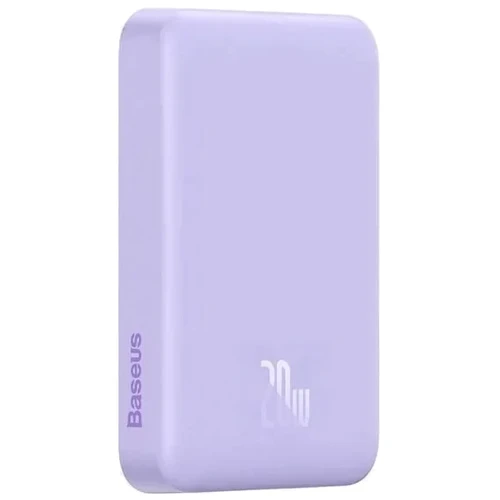 Внешний аккумулятор Baseus Power Bank 10000mAh Mini Magnetic Wireless 20W Purple (PPCX110105): Встроенный кабель нет