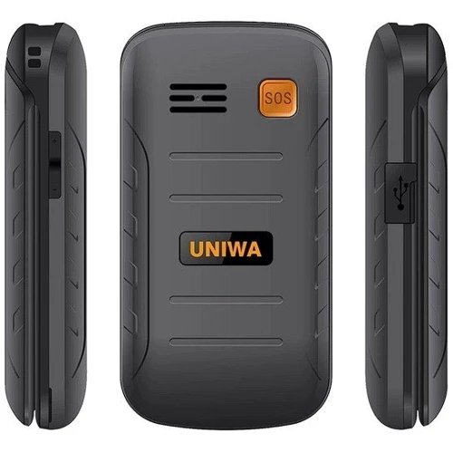 Мобільний телефон Uniwa V909T Black: Дисплей 2.8 TFT (240х320)