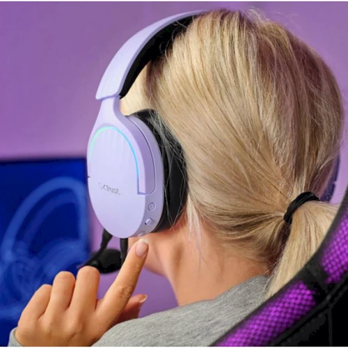 Навушники Trust GXT 490 FAYZO USB Violet (25303): Тип конструкції полноразмерные