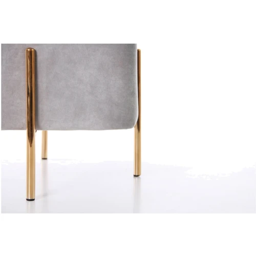 Пуф AMF Ritz Grey / Golden Chrom (547480) фото 4