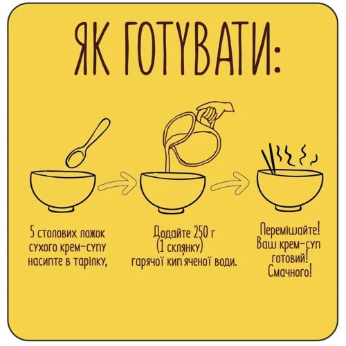 Крем-суп гороховый Street Soup с копченой курицей 250 г дой-пак (4820201770269): Вид Первое