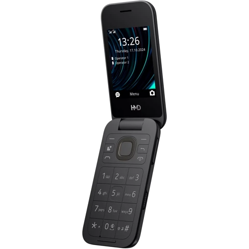 Мобильный телефон HMD 2660 4G FLIP Dual Sim Black (UA UCRF): Встроенная память 128 МБ