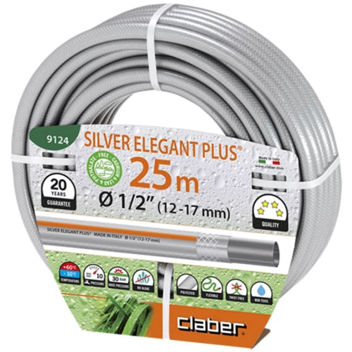 Шланг садовый CLABER Silver Elegant Plus 25 м 1/2" (91240000)