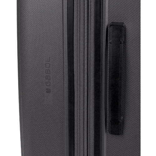 Чемодан Gabol Brooklyn (L) Grey серый (123947-016): Застежка Молния