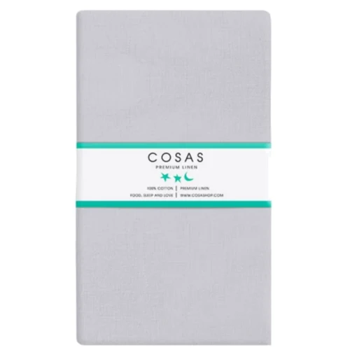 Простынь Cosas Grey на резинке 120x60 см (Серая_1): Тип простынь