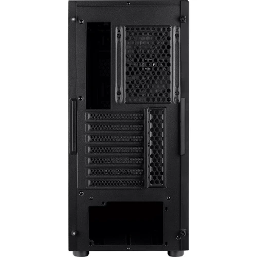 Корпус Aerocool NightHawk Black (NightHawk-G-BK-v1): Матеріал передній панелі сталь