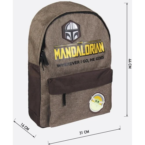 Рюкзак Cerda Star Wars: Mandalorian - Casual Urban Backpack (2100003718): Стать дитини Для девочек, Для мальчиков
