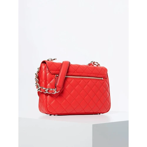 Женская сумка через плечо Guess Melese Shoulder Bag красная (HWVG7667200-RED): Пол Женский