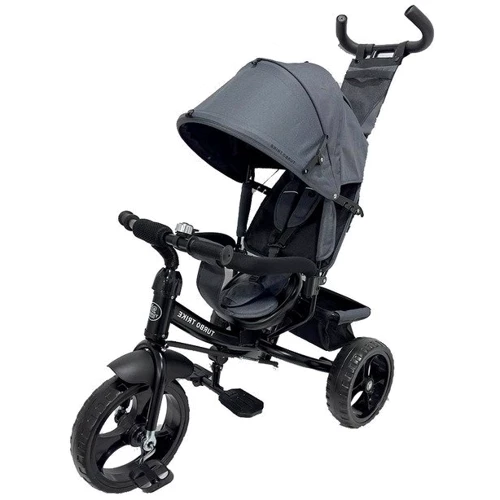 Трехколесный велосипед Turbo Trike графитовый (MT 1005-2): Тип 3х колесный велосипед