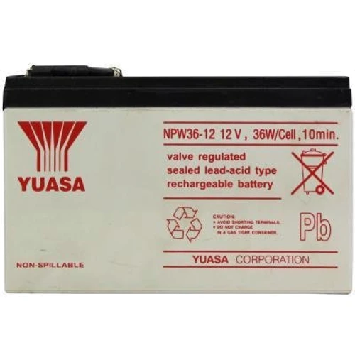 Yuasa 12В 7 Ач (NPW36-12): Тип Аккумулятор