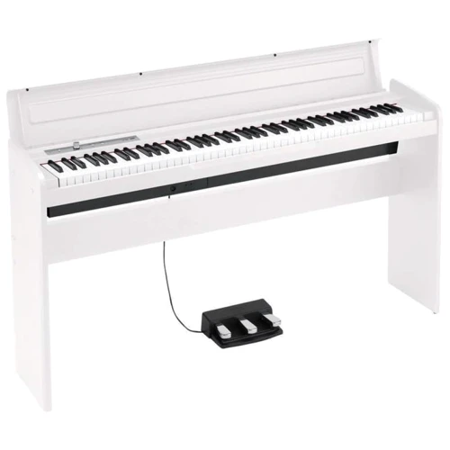 Цифровое пианино Korg LP-180 WH: Вид Со стойкой