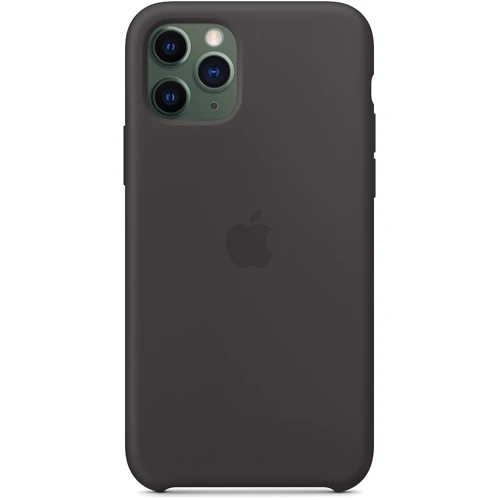Чохол для iPhone Apple Silicone Case Black (MWYN2) for iPhone 11 Pro: Тип чохла накладка на задню частину