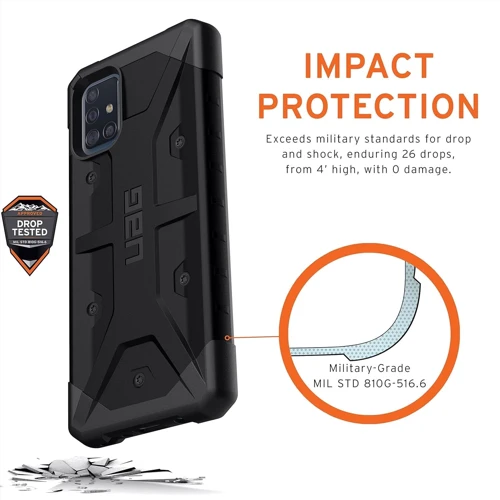 Аксессуар для смартфона Urban Armor Gear UAG Pathfinder Black (212297114040) for Samsung A515 Galaxy A51 фото 7