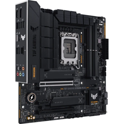 ASUS TUF GAMING B760M-PLUS UA: Додатково Радиатор на VRM, Поддержка UEFI, Поддержка RAID