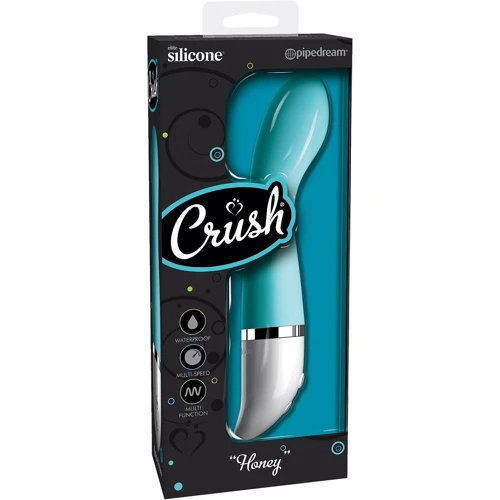 Pipedream Crush Honey Turquoise - вибратор для точки-G, 14х3.8 см