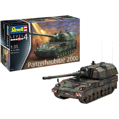 Збірна модель Revell САУ PzH 2000 рівень 4 масштаб 1:35 (RVL-03279) фото 8