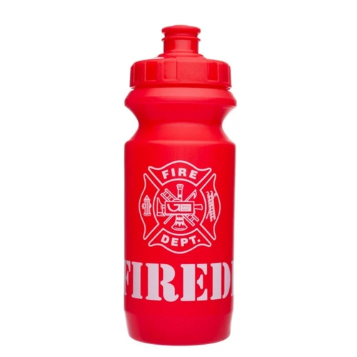 Фляга Green Cycle Firedivision 0.6л с большим соском, red nipple/red cap/red bottle (BOT-82-60)
