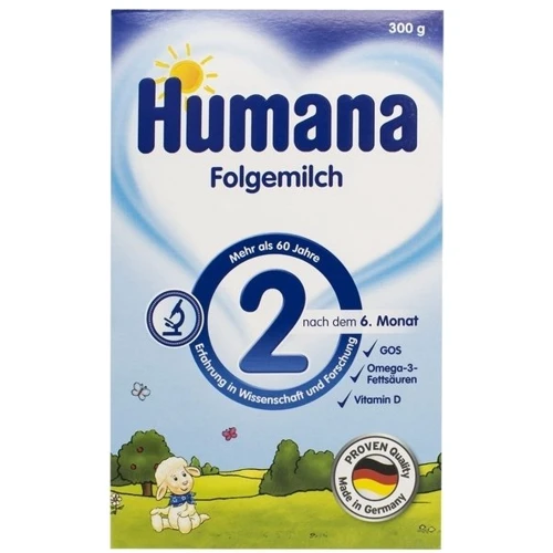 Суха молочна суміш Humana 2 300 г 6-12 міс фото 5