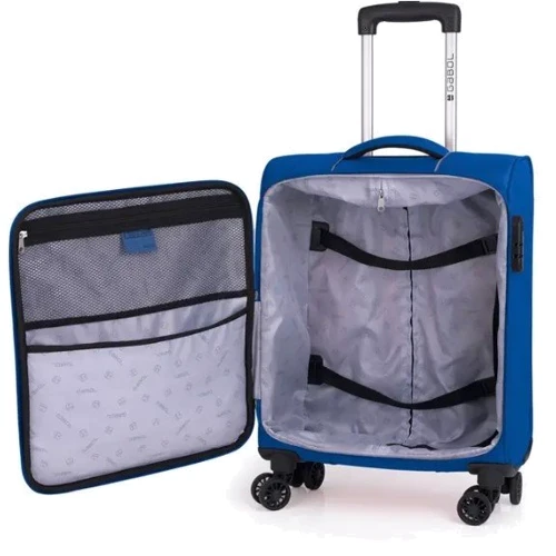 Чемодан Gabol Lisboa (S) Blue синий (122722-003)/(122701-003): Материал Текстиль