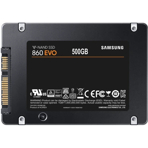 Samsung 860 EVO 2.5 500 GB (MZ-76E500B): Форм-фактор 2.5"