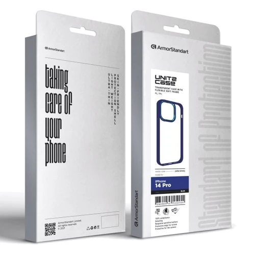Чохол для iPhone ArmorStandart UNIT2 Case Blue для iPhone 14 Pro (ARM69946): Тип аксесуара чехол
