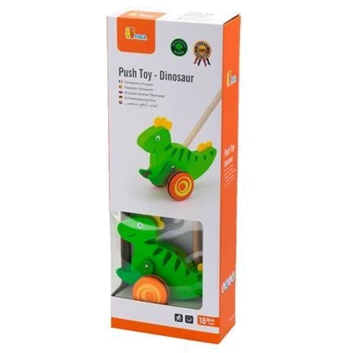 Деревянная каталка Viga Toys Динозаврик (50963)
