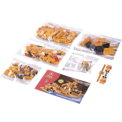 Конструктор-трансформер Super Wings Small Blocks 2-in-1 Buildable Transforming Vehicle Donnie Донні (EU385007)