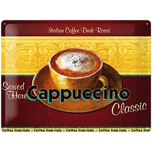 Табличка Nostalgic Art Cappuccino (20350)