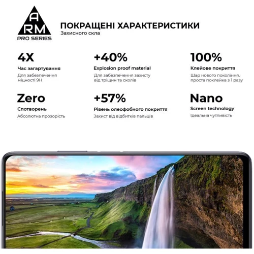 Аксессуар для смартфона ArmorStandart Tempered Glass Pro Black for ZTE Blade V40 / V40 Pro (ARM63119): Тип защитное стекло