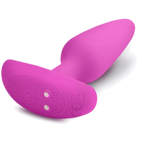 Маленькая управляемая вибропробка Gvibe Gplug XS (малиновый)