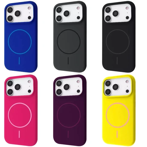 Чехол для iPhone Proove Spectrum Case with Magnetic Ring Acid Blue for iPhone 17 Pro Max