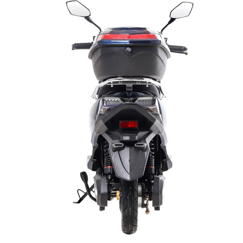 Електроскутер Maxxter FALCON III, 1000Вт, синій: Особливості З великими колесами, З сидінням, З кермом, Вантажний, З багажником