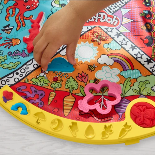 Набір для творчості HASBRO PLAY-DOH PD із пластиліном та зі складним килимком для зберігання (F9143) фото 8