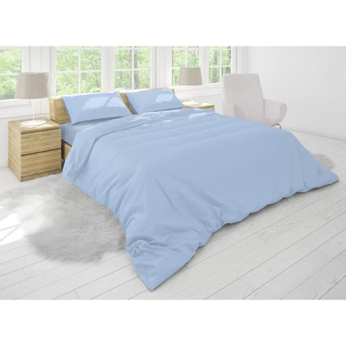 Комплект постельного белья SoundSleep Sia Вlue бязь евро (93794848)