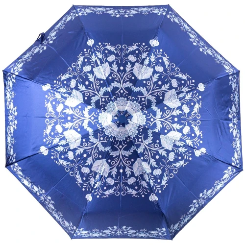 Зонт женский полуавтомат Art Rain синий (ZAR3614-37)