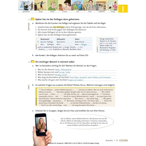 Menschen B1: Kursbuch mit AR-App: Обложка Мягкая