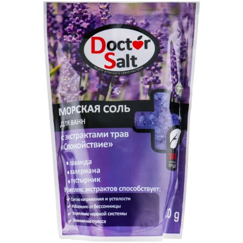 Doctor Salt Сіль для ванн з екстрактом трав 530 g
