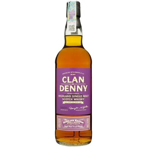 Виски Clan Denny Highland Single Malt в подарочной упаковке 40% 0.7 л (FSH_5014218831177): Объем, л 0.7