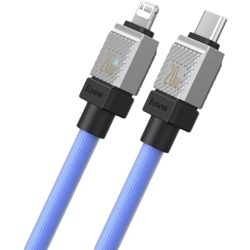 Кабель Baseus Cable USB-C to Lightning CoolPlay Series 20W 1m Blue (CAKW000003): Тип USB-C - Lightning