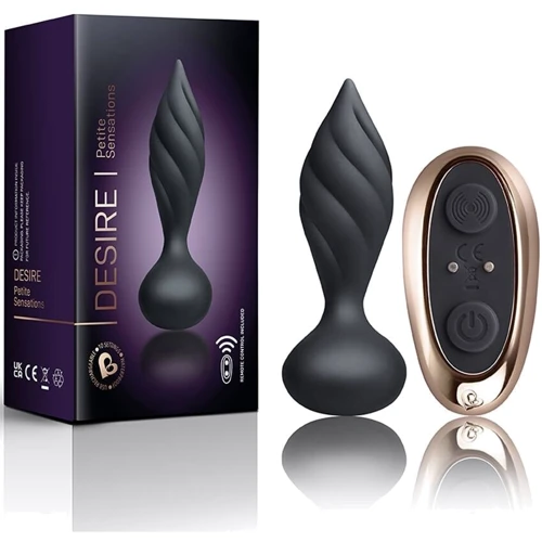 Анальная вибропробка Rocks Off Petite Sensations – Desire Black