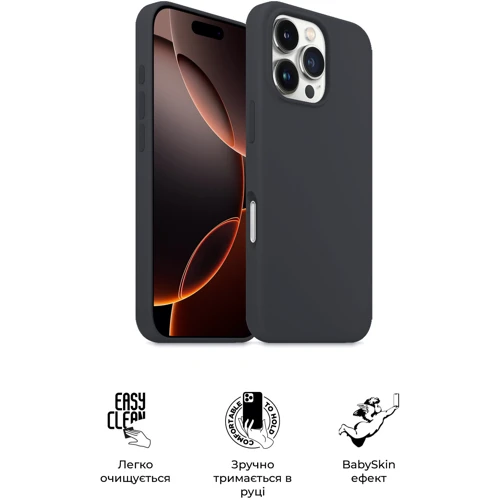 Чехол для iPhone ArmorStandart ICON2 MagSafe Black for iPhone 16 Pro Max (ARM78681): Тип чехла накладка на заднюю часть