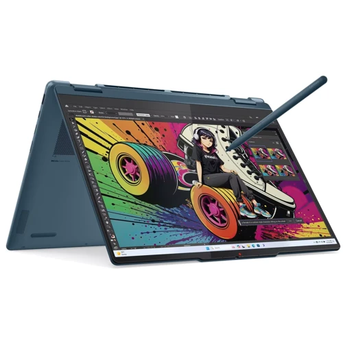 Ноутбук Lenovo Yoga 7 14AKP10 (83JR004FPB): Экран 14" (1920x1200) OLED Touch