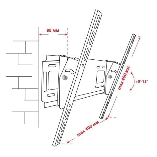 Кронштейн для ТВ Квадо К-51