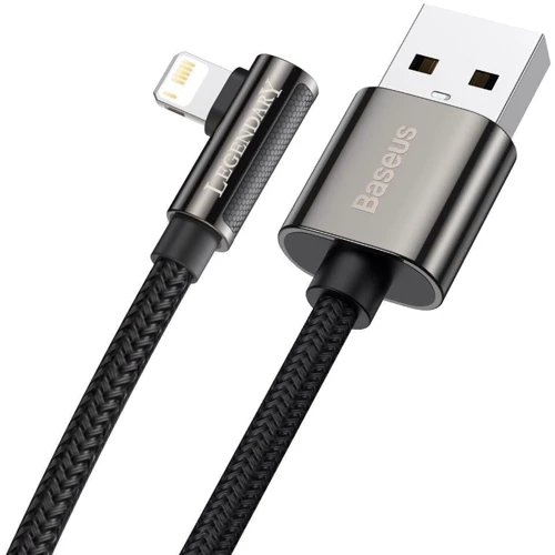 Кабель Baseus USB Cable to Lightning Legend Elbow 2.4A 2m Black (CALCS-A01): Тип USB Cable - Lightning