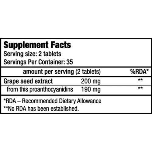 BioTechUSA Grape Seed 70 tabs: Пол Унисекс