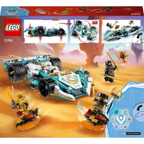 Конструктор LEGO Ninjago Суперсила дракона Зейна автомобіль для гонки спін-джитсу 307 деталей (71791) фото 9
