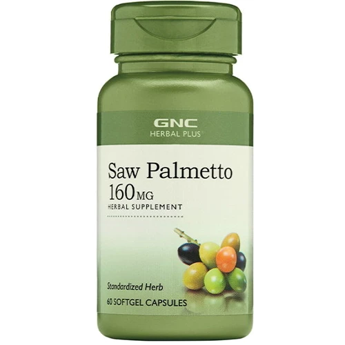 GNC Herbal Plus Saw Palmetto Экстракт Со Пальметто 160 mg 60 капсул