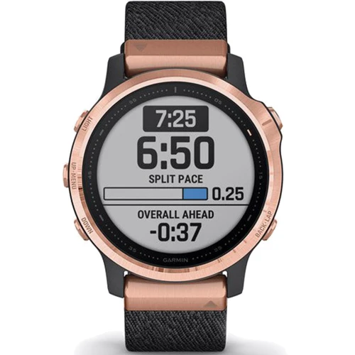 Смарт-часы Garmin Fenix 6S Sapphire Rose Gold with Heathered Black Nylon Band (010-02159-37/36): Операционная система нет