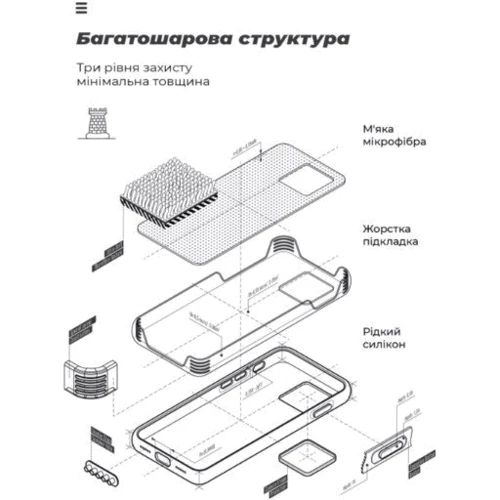 Чехол для телефонов ArmorStandart ICON Case Camera cover Lavender for Tecno Spark 30 4G (KL6) (ARM81368): Тип накладка на заднюю часть